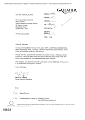 [Letter from Nigel P Espin to Graeme Dey Menzies regarding Blake Tanner's letter CTIT ref BT75/04 dated on September 2004]