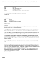 Email from Tom Keevil to Luke Falvey, Norman Jack Regarding My Acknowledgment and Waiver of Purported Claims