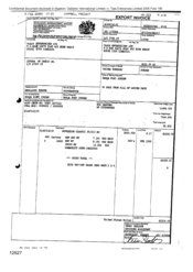 [Invoice from Gallaher International Limited to Tlais Enterprises Limited regarding 800 cartons of cigarettes]