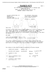 [Letter from Barclays Bank PLC to Gallaher International Ltd regarding ...