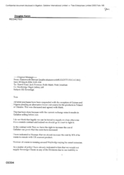 [Email from Stewart Hainsworth to Tom Keevil, Norman Jack, Mark Rolfe and Jonathan Wale regarding Sovereign]