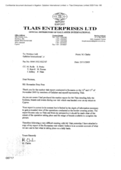 [A Letter from M Clarke to Norman jack regarding market visit report]