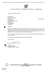 [Letter from Norman BS Jack to Brian Nathan regarding making a trip and the need to move on the Mozambique visa]