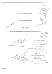 Gallaher Tlais Business Plans 2004-2006 [Incorporating middle East marketing plan for Gallaher and Tlias]