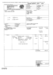 Export Invoice