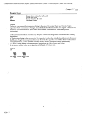 [Email from Karen Douglas on behalf of Jeff Jeffery to Duncan McCallum regarding Portuguese papers]