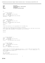 [Email from Nicolas Senic to Mounif Fawaz regarding Amela/Tlais plans version 2]