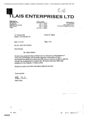 [Letter from Mike Clarke to Norman Jack regarding Libyan Market]