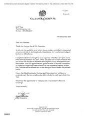 [Letter from Nigel Northridge to Abu Hameed regarding HM Customs assurance that problem is being tackled jointly]