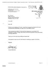 [Letter from Duncan, McCallum to Jeff Jeffery regarding Comprehensive Presentation]