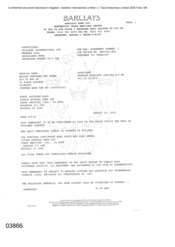 [Letter from Barclays Bank PLC to Gallaher International Ltd, Banque Indosuez Mer Rouge and Cyprus Popular Bank Ltd regarding credit amendment]