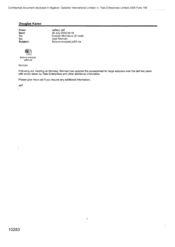 [Email from Jeff Jeffery to Duncan McCallum in regards to Seizure analysis]