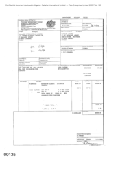 [Invoice from Atteshlis Bonded Stores Ltd on behalf of Gallaher International Limited regarding Sovereign Classic Cigarettes]