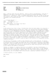 [Letter from Tom Keevil to Mark Rolfe in regards to Hospitality in Iran]