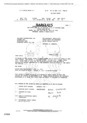 [Letter from Barclays Bank Plc to Gallaher International Ltd regarding letter of credit issued by ABSA bank]