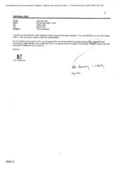 [Email from Norman Jack to Jeff Jeffery regarding procedured between Gallaher, Tlais and HMC&E]