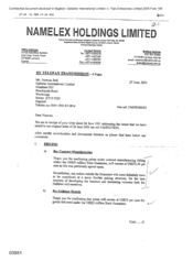 [Letter from Mike Clarke to Norman Jack regarding contract manufacturing and Gallaher brands]