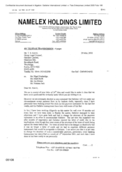 [Letter from Charles Hadkinson to TS Keevil, Nigel Northridge, Mark Rolfe, Jon Moxon, Norman, Jack regarding the payment us by bankers drafts from Gallaher 20020529]