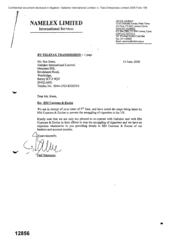 [Letter from Fadi Nammour to Sue Jones regarding HM customs & exercise]