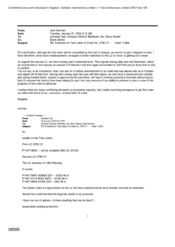 [Email from Norman Jack to Gail Johnston, Willard Simpson, Jim McMaster, Gerald Barry, Simon Boyle regarding extension to Tlais letter of credit]