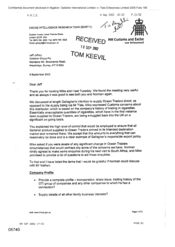 [Letter from Duncan McCallum to Jeff Jeffery regarding Gallaher to supply Ocean Traders direct]