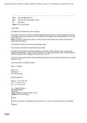 [Email from BPSC to Nigel Espin regarding seizure Brugge]