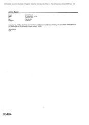 [Email from Susan James to Alan Johnson regarding Container received in Dubai bond]