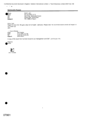 [Email from John Smith to Anita Ash and Schiavette Susan regarding AMELA report]