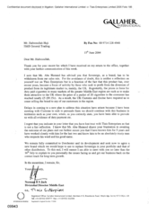 [Letter from Norman BS Jack to Hafeezullah Haji regarding withdrawal of Sovereign brand]