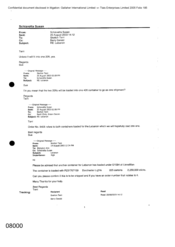 [An Email from Susan Schiavetta to Terri Skelton regarding containerS for Lebanon]