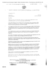 [Letter from Norman Jack to Mike Clarke regarding confirmation of the last two outstanding letters of credit received payment]