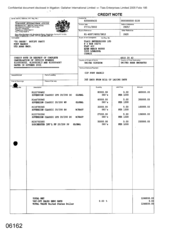 [Invoice from Gallaher International Limited to Tlais Enterprises Ltd regarding Sovereign Classic cigarettes]