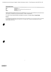 [Email from Norman Jack to Scannelia Franco, Susan Schiavetta, Alex Bonsey and Jeff Brown regarding owner of of Tlais Enterprises Limited]