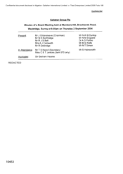 Gallaher Group Plc [ Minutes of a Board Meeting held at Members Hill, Brooklands Road, Weybridge, Surrey on Thursday 20040902 at 9.00am]