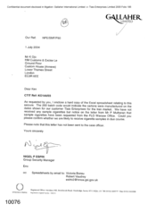 Gallaher Limited[Letter from Nigel P Espin to K Ojo regarding seizure KO144/03]