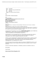 [Email from Max Krangle to Nigel Espin regarding criminal proceedings in Barcelona]