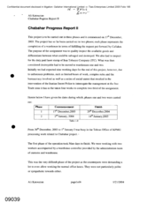 Chabahar progress report II