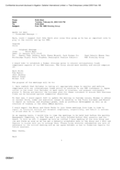 [E-mail from Mark Rolfe to Mark Rolfe regarding NBD Steering Group]