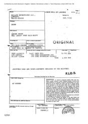 [Liner bill of landing from Drillon Enterprises LLC to Leader Group for Dorchester Lts and Sovereign Classic]