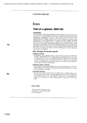 [Country report about Iran at a glance]