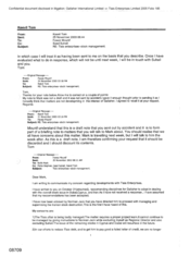 [Email from Tom Keevil to Fawaz Suhail regarding Tlais enterprises-stock management]