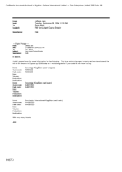 [Email from Jefferys Jane to Nigel Espin in regards to very urgent Cyprus enquiry]