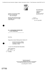 [Letter from Christine to Sue Schiavetta, Ann Elkington regarding Al Muqarram trading Est]