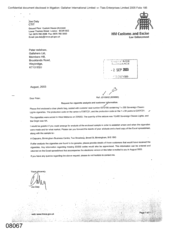 [Letter from Joe Daly to Peter Redshaw in regards to request for cigarette analysis and customer information]