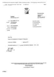 [Letter from Christine Bauer to Sue Schiavetta, Ann Elkington regarding an invoice for Al Muqarram Trading Est]