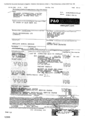 [Export Invoice from Gallaher International Limited to Tlais Enterprises Limited regarding Sovereign Classic FF]