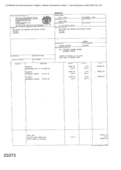 Gallaher International Limited [Report on Invoice]