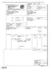 [Invoice from Gallaher International Limited by R Morgan]