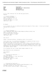 [Email from Mounif Fawaz to Gerry Silverside regarding Ronson for Dubai]