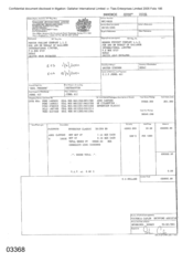 Invoices of 4000 cartons of cigarettes - Sovereign Classic